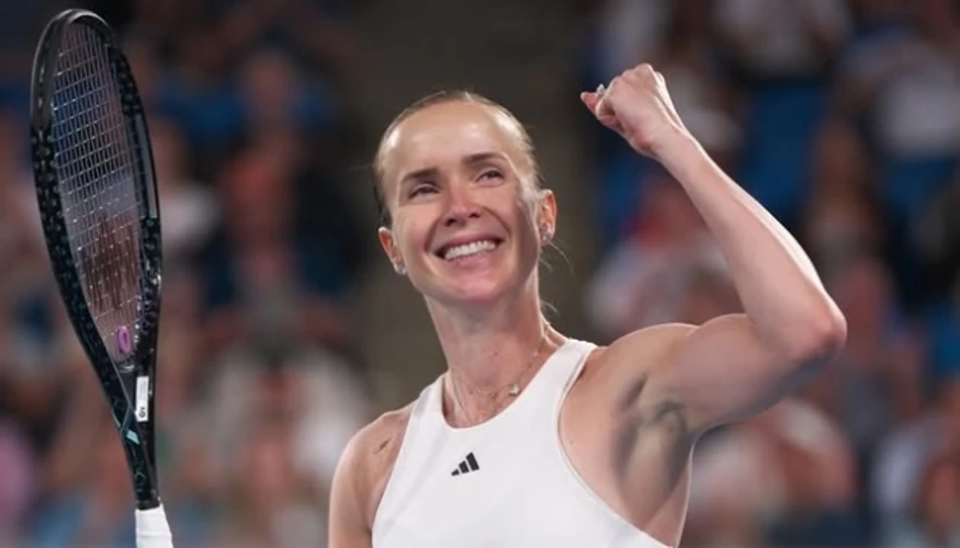 Еліна Світоліна під час матчу 1/8 фіналу WTA 1000 у Торонто проти Аманди Анісімової