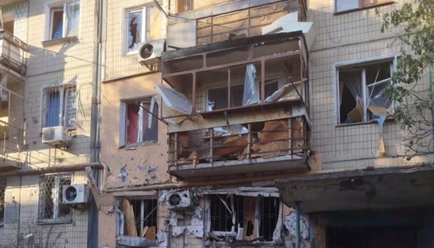 Наслідки ударів на Дніпропетровщині (фото Дніпропетровської ОВА)
