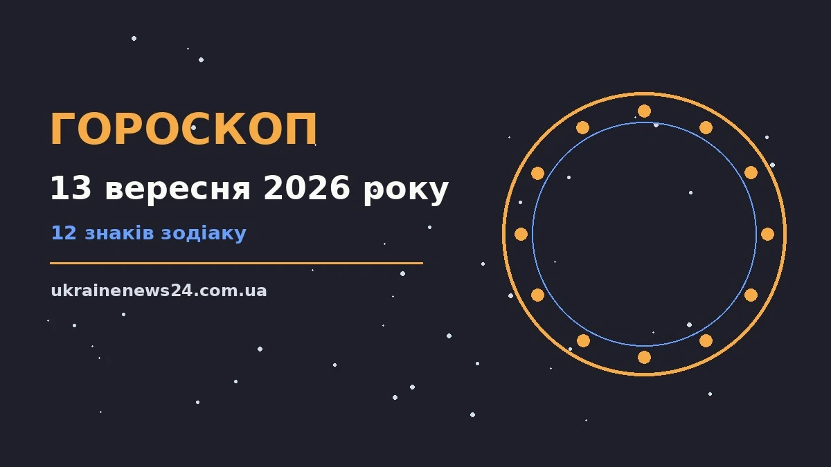 Недільний гороскоп на 13 вересня 2026 року: фінанси, покупки і стосунки
