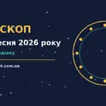 Зоряне небо над міською вечірньою вулицею 22 вересня, символ щоденного гороскопу