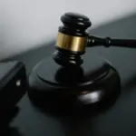 Чоловік під час судового засідання