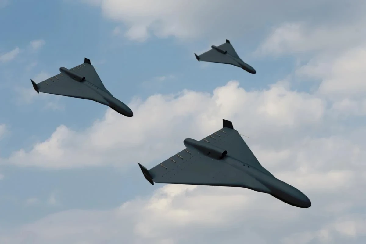 Безпілотник «Герань-5» з реактивним двигуном