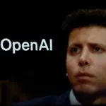 Логотип OpenAI на фоні схематичного зображення урядової бази даних