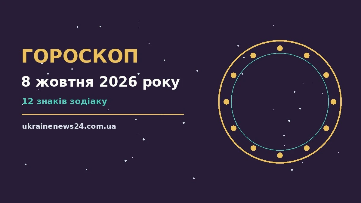 Гороскоп на 8 жовтня 2026 року: на що звернути увагу для грошей і кохання